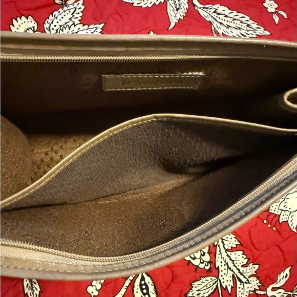 Vintage YSL Tan Clutch - Picture 4 of 5